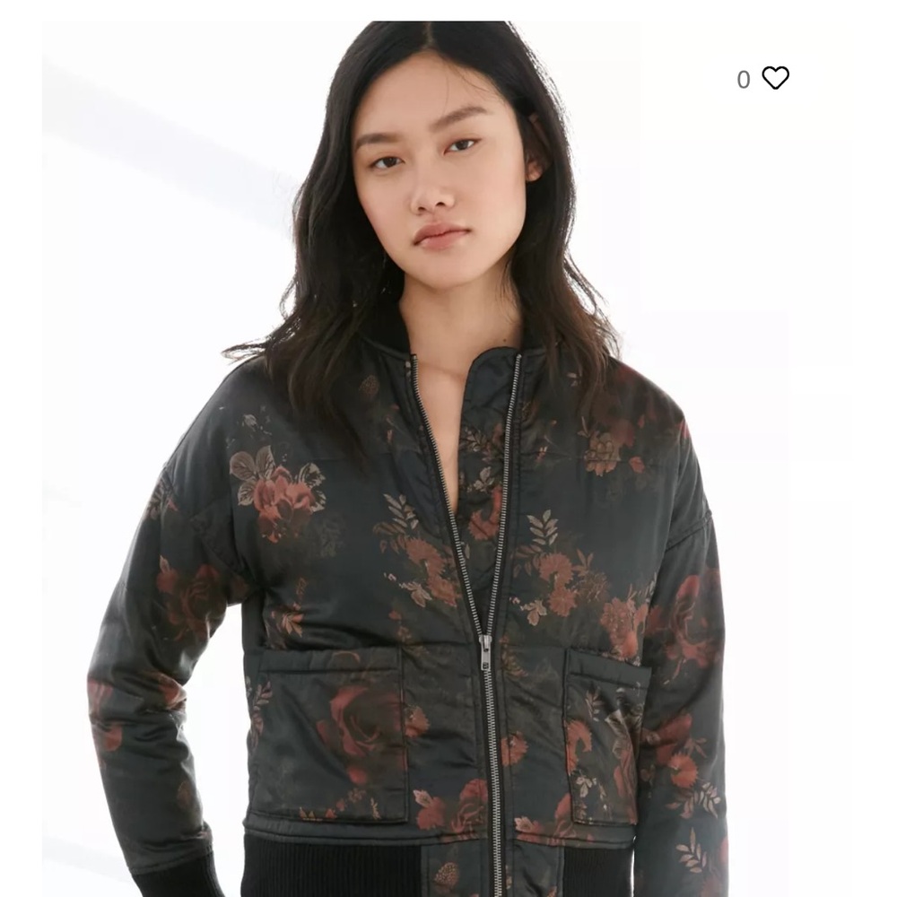 Silence + Noise Floral Bomber